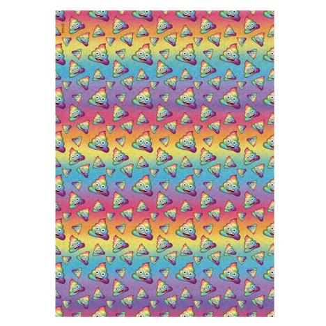 Emoji Rainbow Poop 2m Roll Wrap £1.99